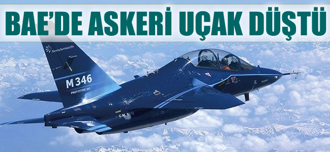 BAE'de askeri uçak düştü