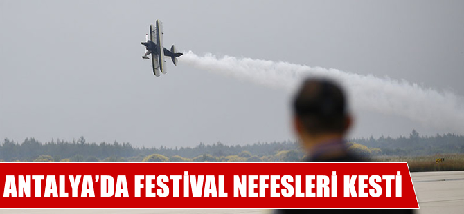 Jet motorlu model uçak yarışması nefes kesti