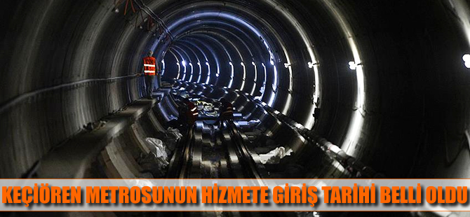 Ulaştırma, Denizcilik ve Haberleşme Bakanı Arslan: Keçiören Metro Hattı yıl sonunda hizmet verecek