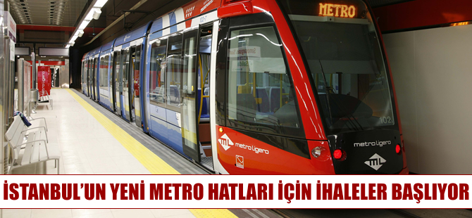 İBB İstanbul’da 10 yeni raylı sistem hattı için düğmeye bastı