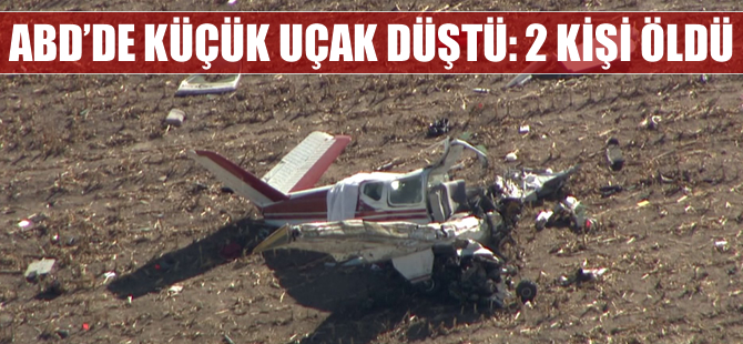 ABD'de küçük uçak düştü!