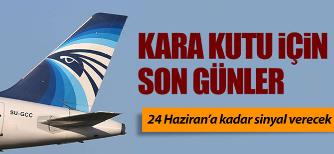 Mısır uçağında kara kutu için son günler
