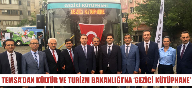 TEMSA’dan Kültür ve Turizm Bakanlığı’na 10 gezici kütüphane otobüsü