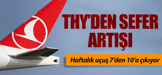 THY'den sefer artışı