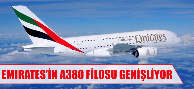 Emirates 80'inci A380'ini teslim aldı