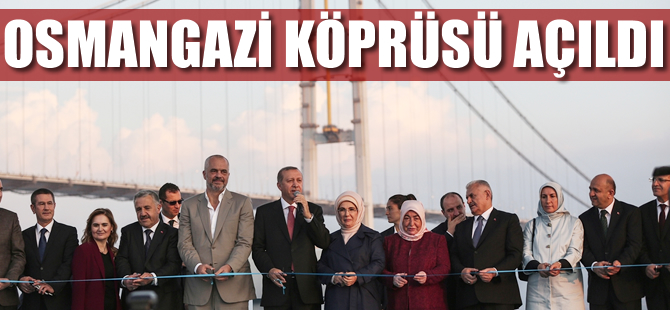 Osmangazi Köprüsü bayram müjdesiyle hizmete açıldı