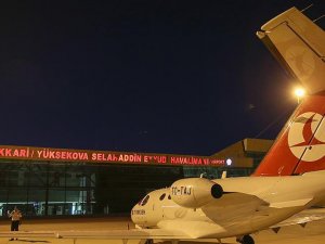 Selahaddin Eyyubi Havalimanı'na 11 ay sonra ilk kez uçak indi