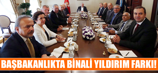 Başbakan Binali Yıldırım, İMEAK Deniz Ticaret Odası Yönetim Kurulu'nu kabul etti