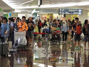 Malezya'nın Penang Havalimanı'nı su bastı