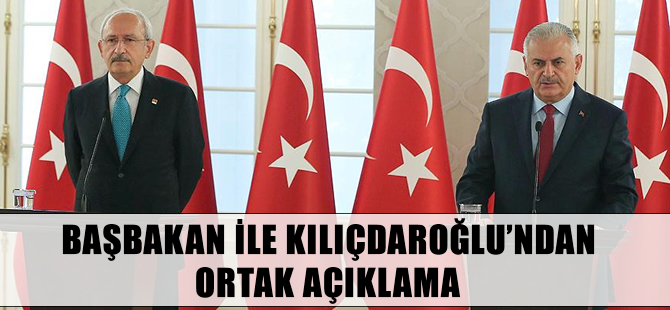 Başbakan Yıldırım ve Kılıçdaroğlu'ndan açıklama: Hukuk dışında hareket edenin üstüne gidilecek