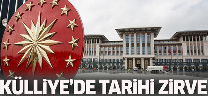 3 partinin liderleri Cumhurbaşkanlığı Külliyesi'nde