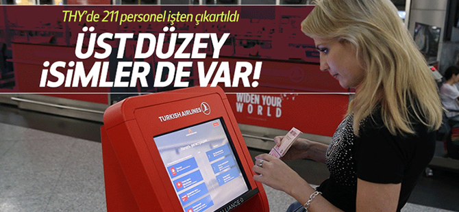 THY'de 211 personel işten çıkartıldı