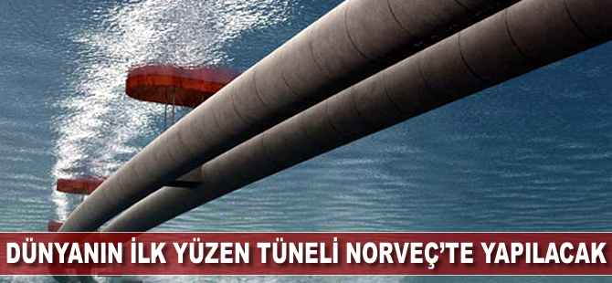 Dünyanın ilk yüzen tüneli Norveç'te yapılacak