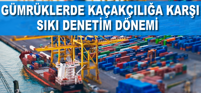 Gümrüklerde kaçakçılığın önlenmesine yönelik denetimler artırılacak