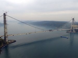 Yavuz Sultan Selim Köprüsü’ndeki çalışma trafiği aksattı