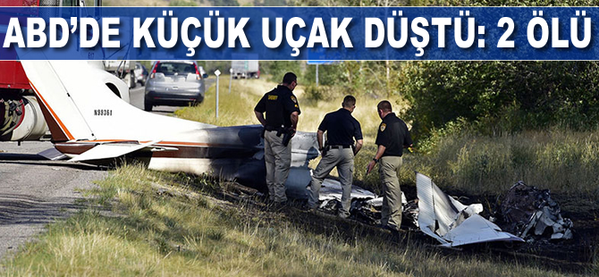 ABD'de küçük uçak düştü