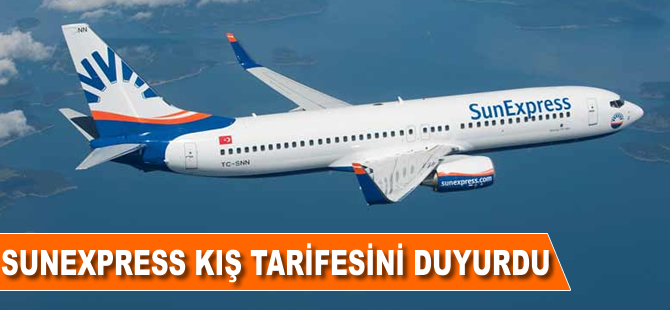 Sunexpress kış tarifesini duyurdu