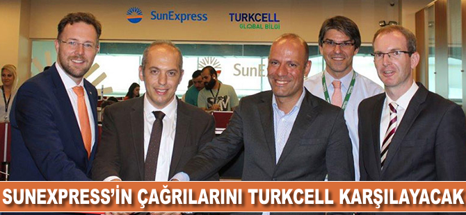 Sunexpress'in çağrılarını Turkcell karşılayacak