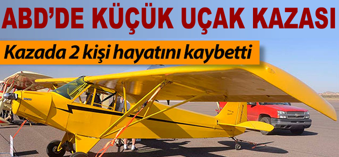 ABD'de küçük uçak düştü!