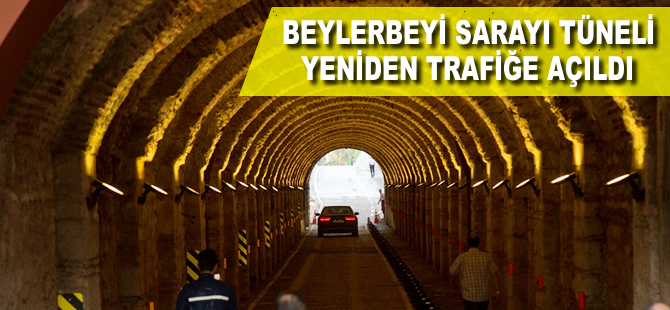 Beylerbeyi Sarayı Tüneli yeniden trafiğe açıldı