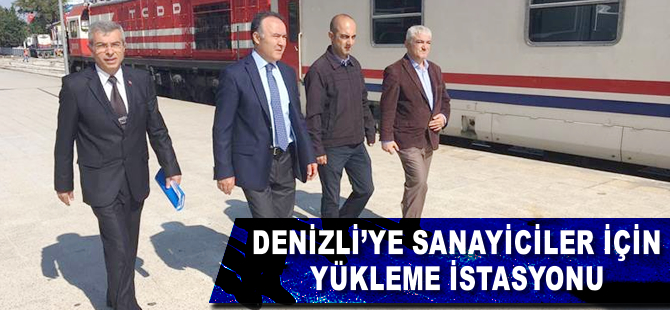 Denizli'de yükleme istasyonu sanayicilerin yükünü hafifletecek