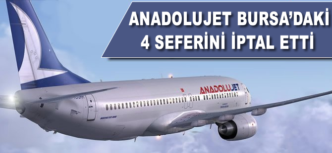 Anadolujet'e Bursa tepkisi