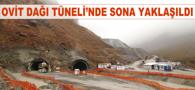 Ovit Tüneli'nde ışığa az kaldı