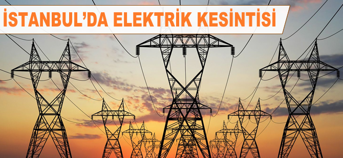 İstanbul'da elektrik kesintisi