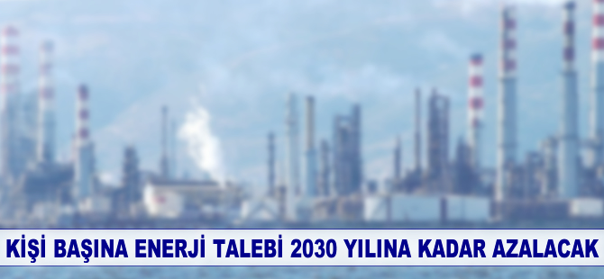 Kişi başına enerji talebi 2030 yılına kadar azalacak