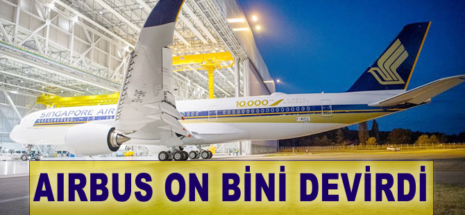 Airbus 10,000'inci uçağını teslim etti