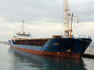 Türk şirketine ait M/V FOM isimli gemi Ereğli açıklarında yan yattı
