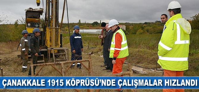 'Çanakkale 1915 Köprüsü' için çalışmalar hızlandı