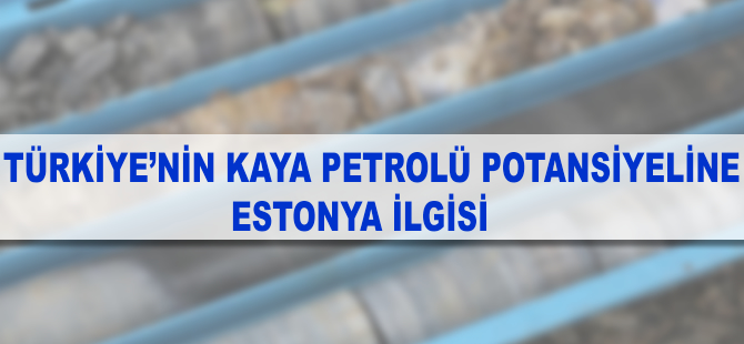 Türkiye'nin kaya petrolü potansiyeline Estonya ilgisi