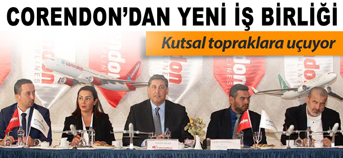 Corendon'dan yeni iş birliği