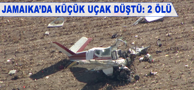 Jamaika'da küçük uçak düştü