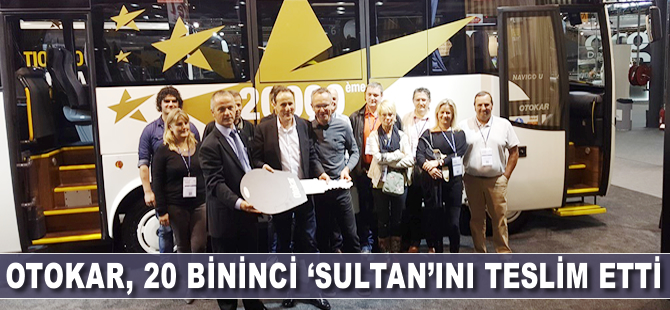Otokar, 20 bininci 'Sultan' aracını teslim etti