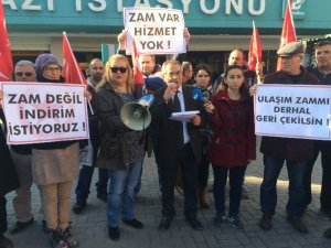 Bursa'da ulaşım zammına tepkiler devam ediyor