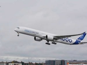 Airbus A350-1000 ilk uçuşunu yaptı