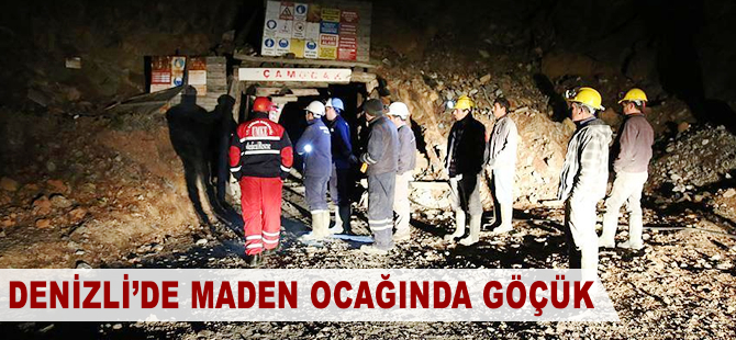 Denizli'de maden ocağında göçük