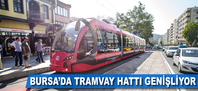Bursa Fatih Sultan Mehmet Bulvarı'na tramvay geliyor