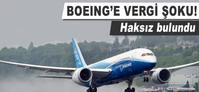 Boeing'e vergi teşviği şoku!