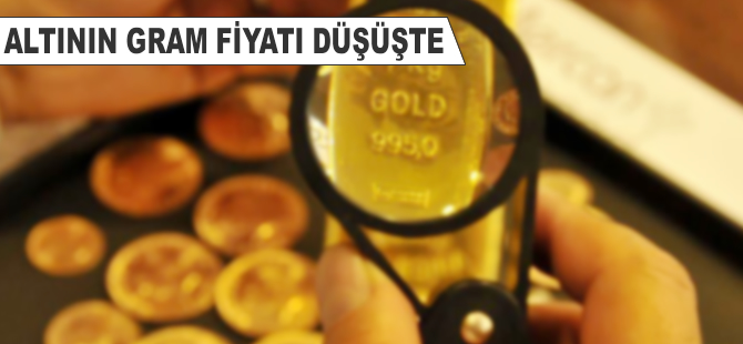 Altının gramı yaklaşık 3 haftanın en düşüğünde