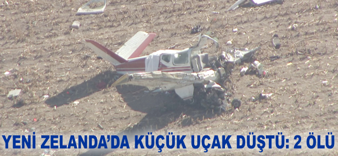 Yeni Zelanda'da küçük uçak düştü