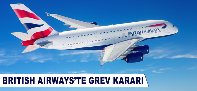 British Airways kabini greve gidiyor