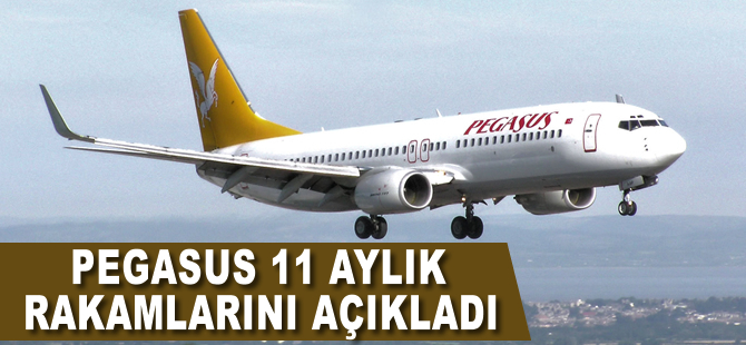 Pegasus 11 aylık rakamları açıkladı