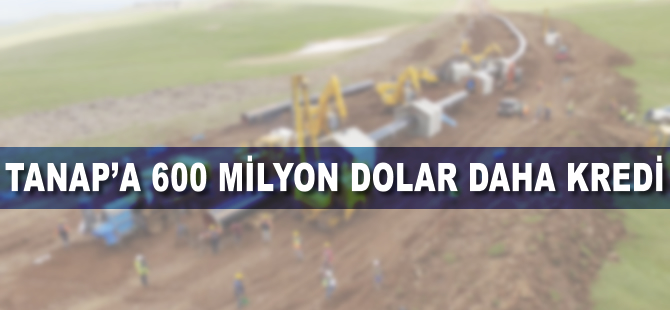 Asya Altyapı Yatırım Bankası'ndan TANAP'a 600 milyon dolar kredi