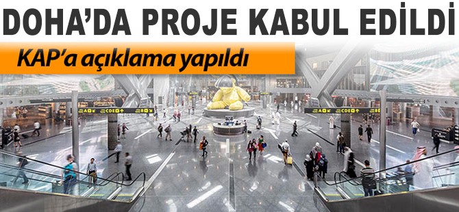 Doha'da proje kabul edildi