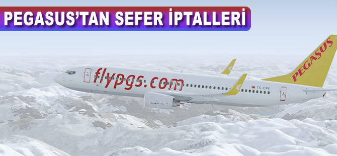 Pegasus 112 uçuşunu iptal ettiğini duyurdu
