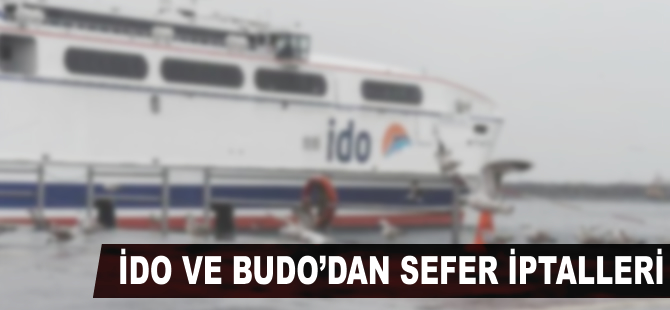 İDO ve BUDO bugün de bazı seferlerini iptal etti