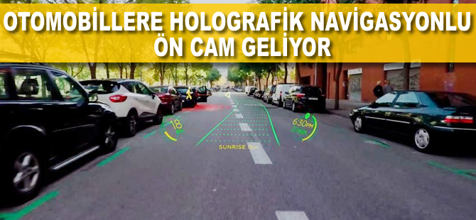 Otomobillere holografik navigasyonlu ön cam geliyor